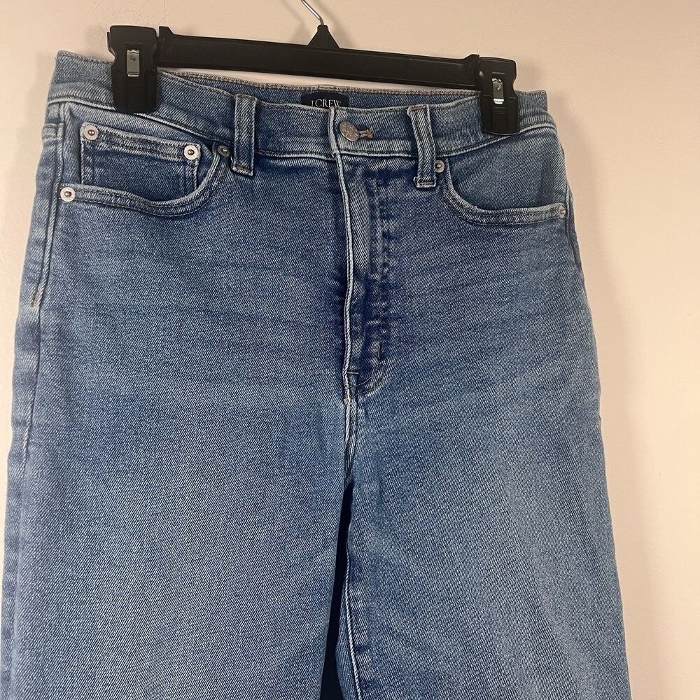 J.Crew Classic Straight Jeans Size 27 Light Wash Womens Denim Casual Fit - Picture 3 of 12